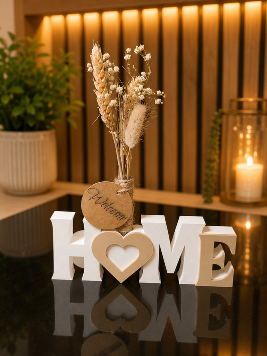 Schriftzug "Home"