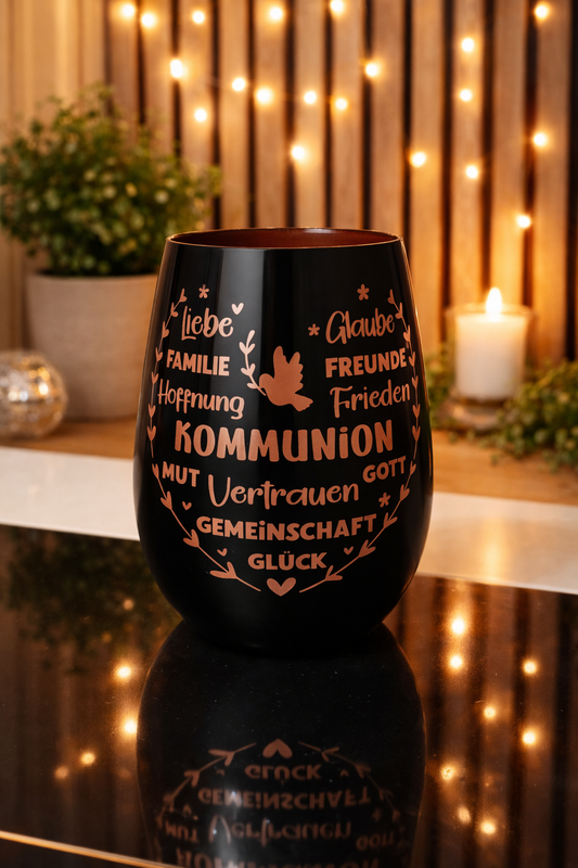 Deko Glas "Kommunion"