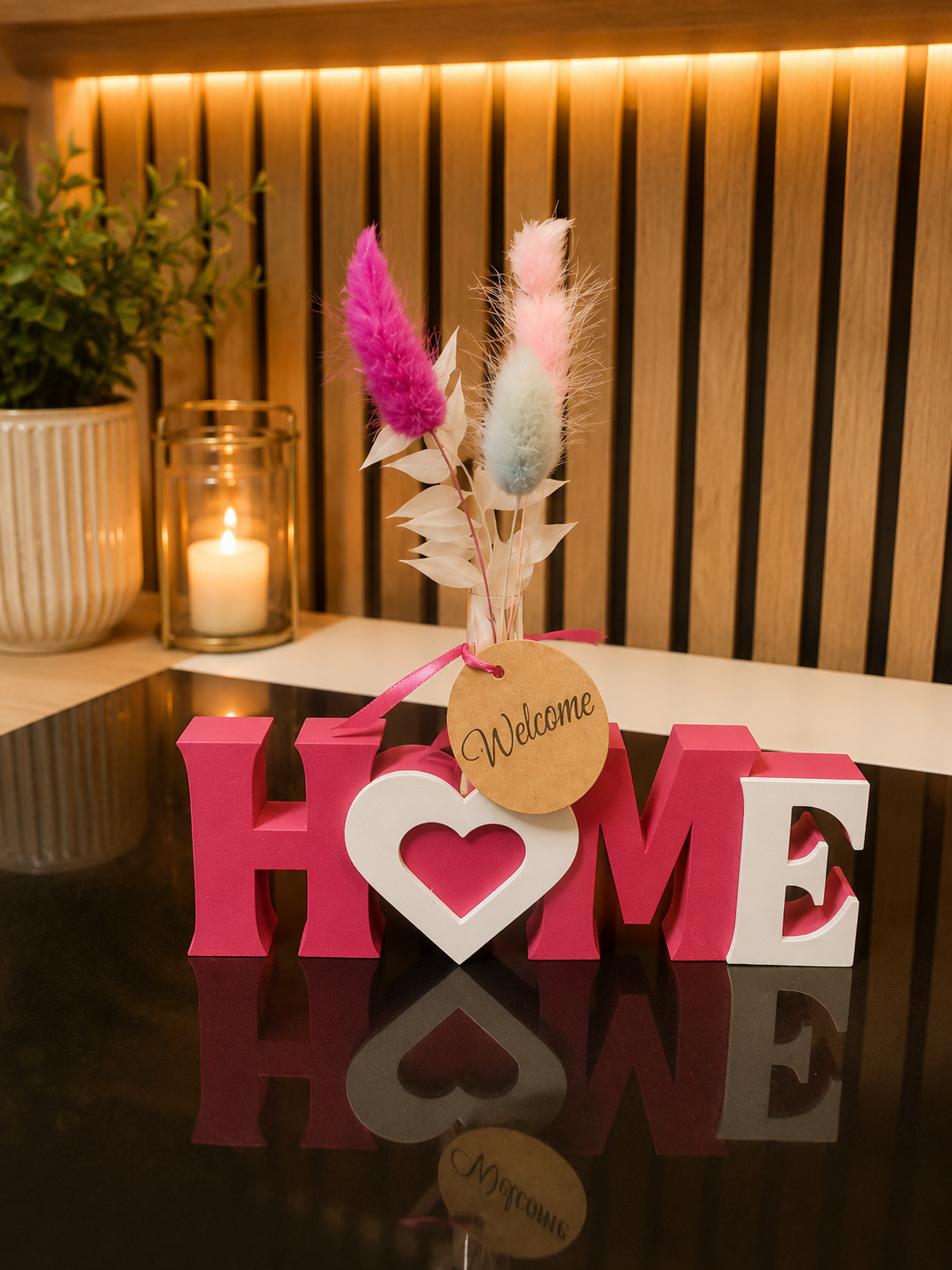 Schriftzug "Home"